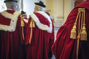 TOGHE TOGA ROSSE ROSSA MAGISTRATURA CASSAZIONE INAUGURAZIONE ANNO GIUDIZIARIO MAGRISTRATO MAGISTRATI